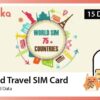 world sim card 75+ countries gloka