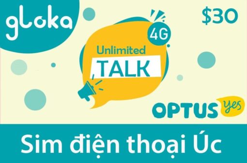 Sim điện thoại Úc Optus chính hãng