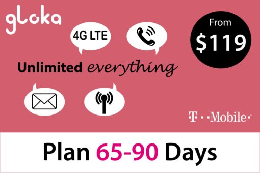 USA Travel SIM card T-mobile short term -90 days