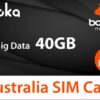 Autralia travel sim card boost