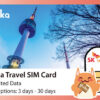 Korea travel sim card skt unlimited data