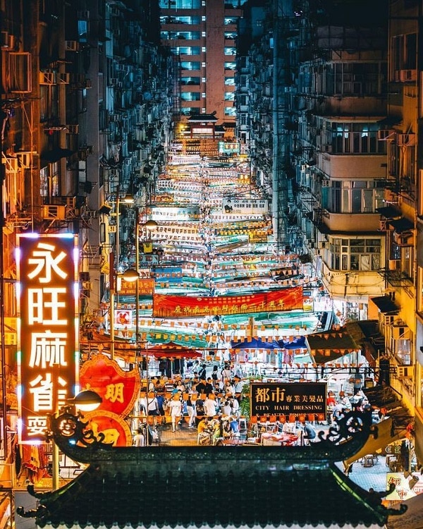 Phố Temple Hongkong