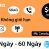 Sim Mỹ AT&T Gói $65