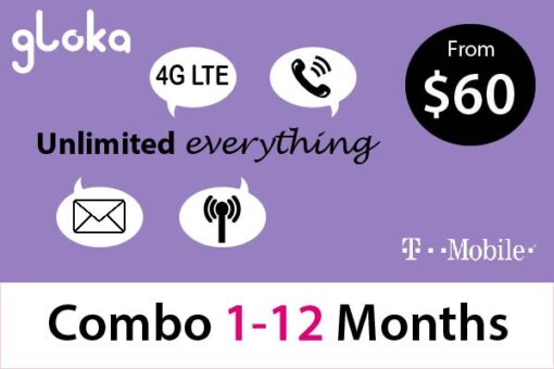 USA SIM Card long term combo 1-12 months