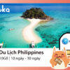 Sim du lịch Philippines Gloka