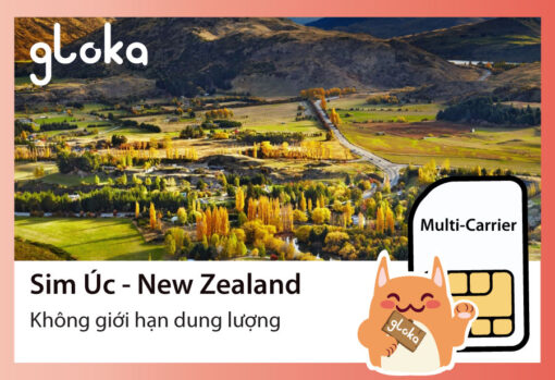 Sim du lịch Úc New Zealand Gloka 1