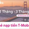 Thẻ nạp tiền sim T-Mobile gói 4G không giới hạn