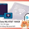 Sim data Mỹ 100GB AT&T