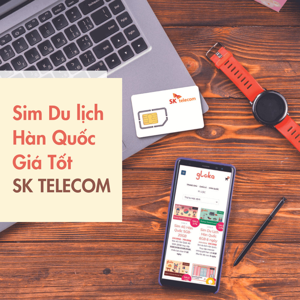 Sim du lịch Hàn Quốc giá tốt