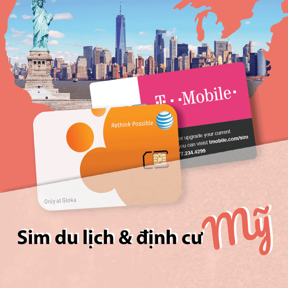 Sim du lịch Mỹ giá tốt