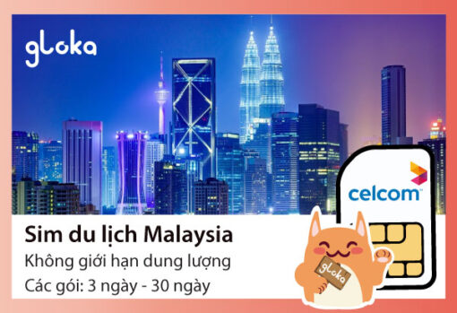 Sim du lich Malaysia celcom